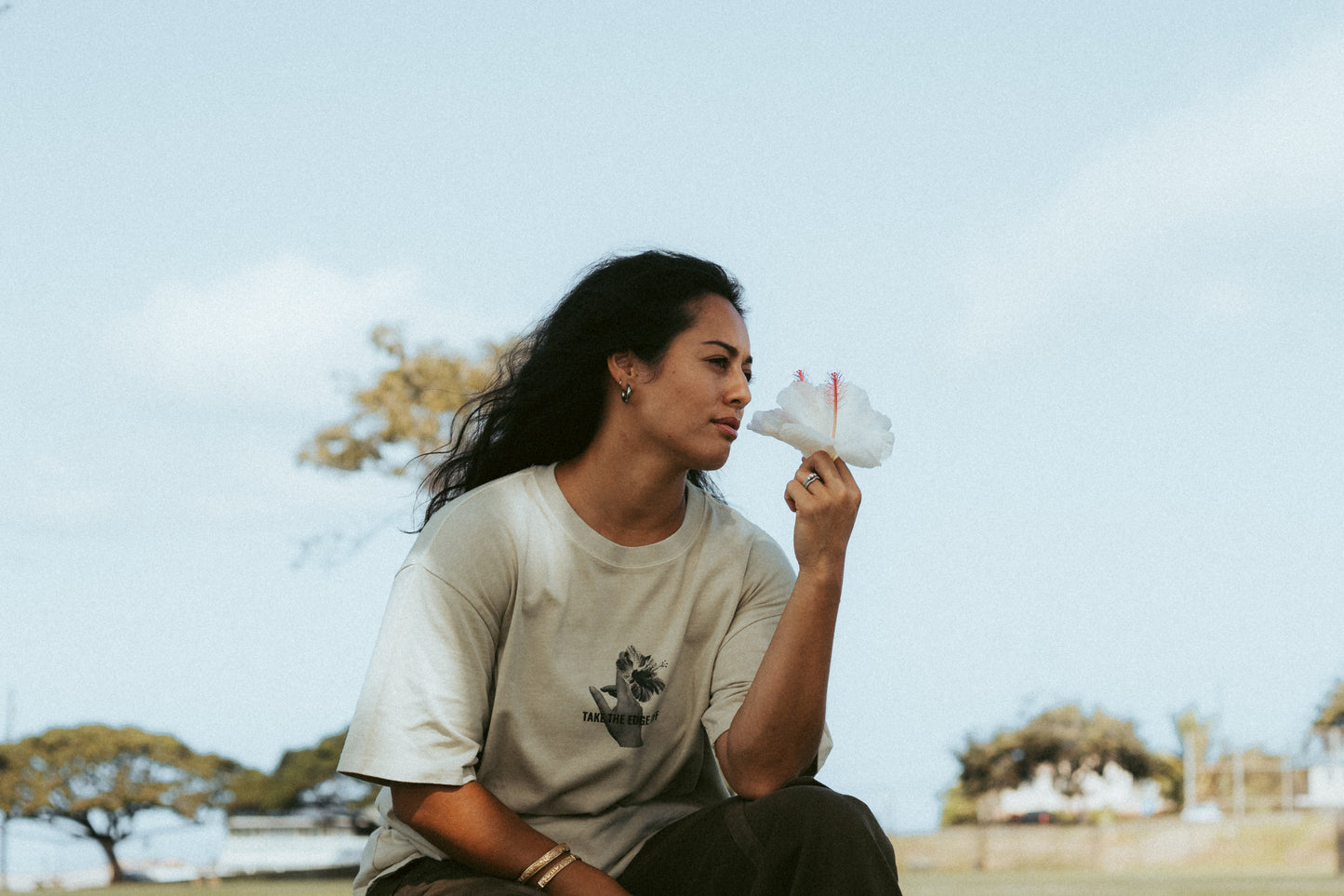 Take The Edge Off T-shirt (Tan)