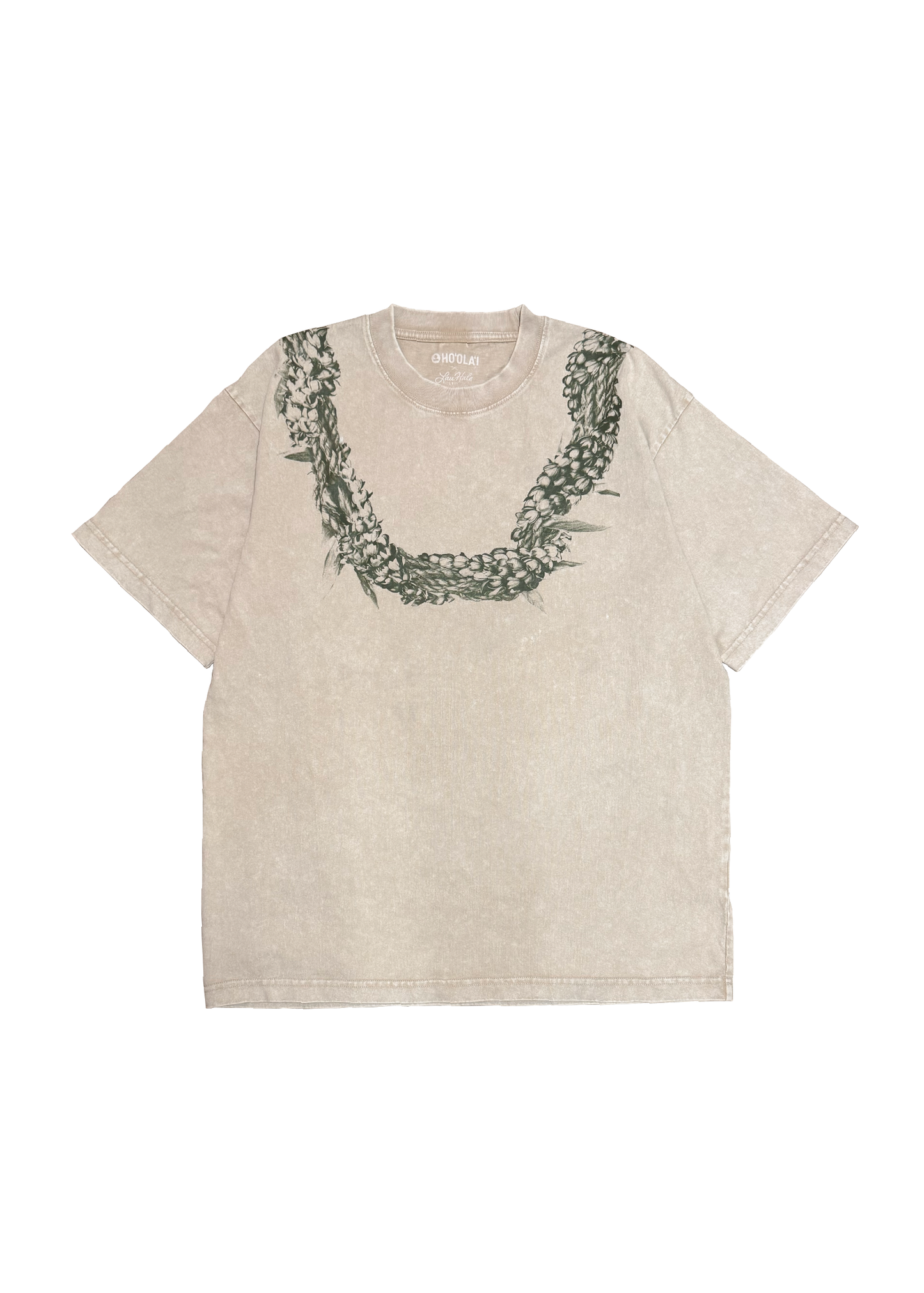Lei Pikake Lāʻī T-shirt (Tan) 2