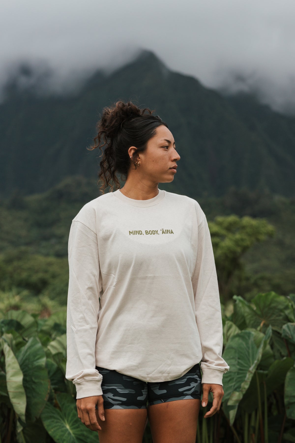Mind Body Aina LONG SLEEVE Cream