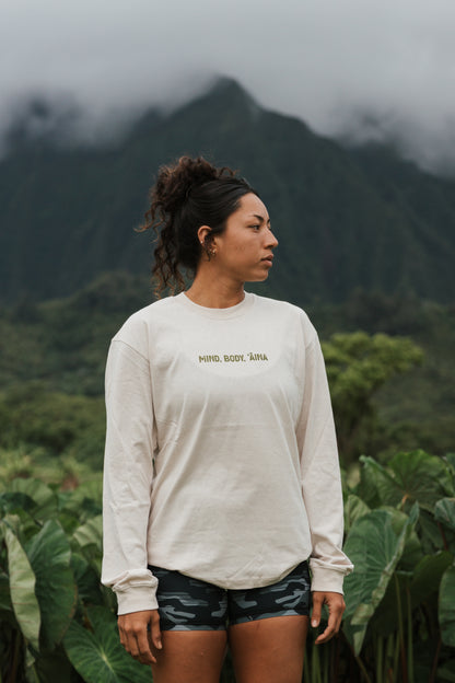 Mind Body Aina LONG SLEEVE Cream