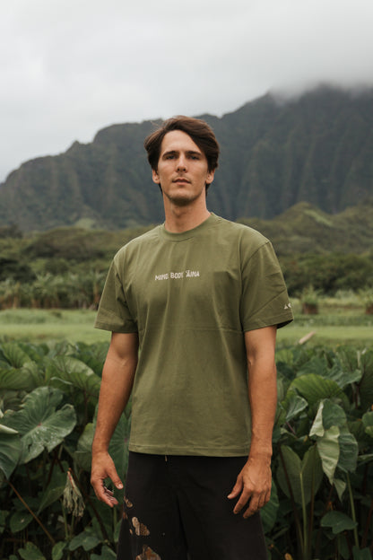 Mind Body Aina Tshirt GREEN