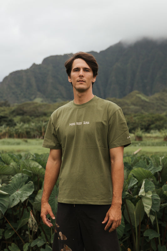 Mind Body Aina Tshirt GREEN