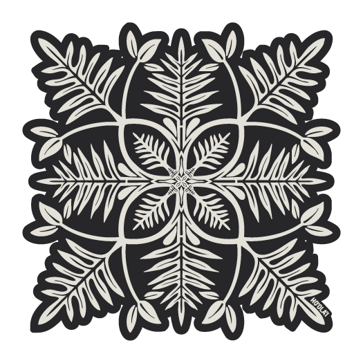 Laua'e Quilt Stickers