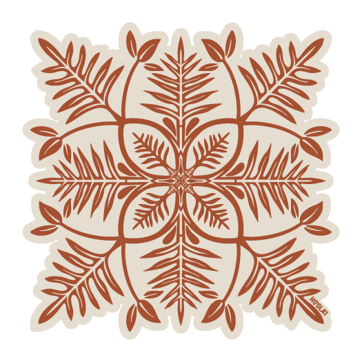 Laua'e Quilt Stickers