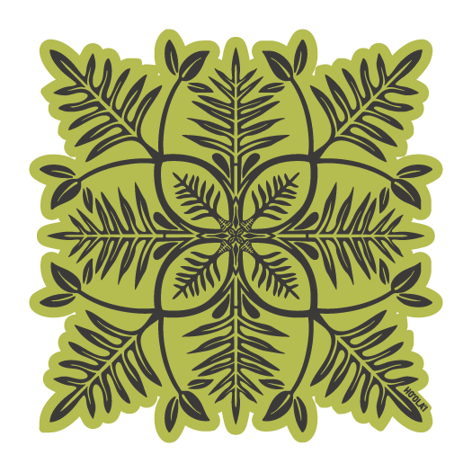 Laua'e Quilt Stickers