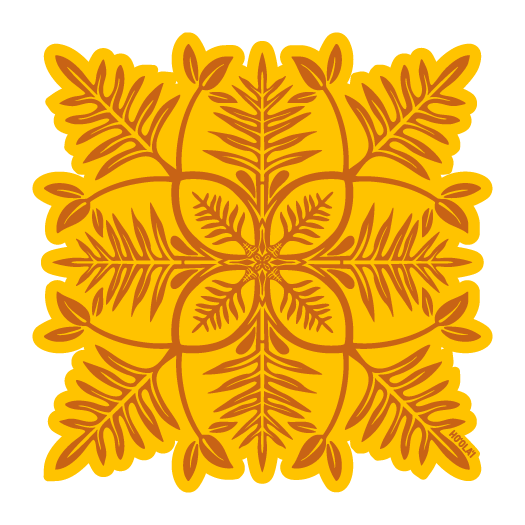 Laua'e Quilt Stickers