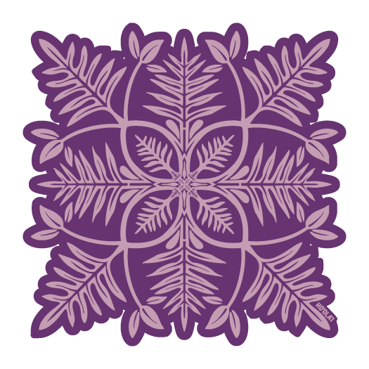 Laua'e Quilt Stickers