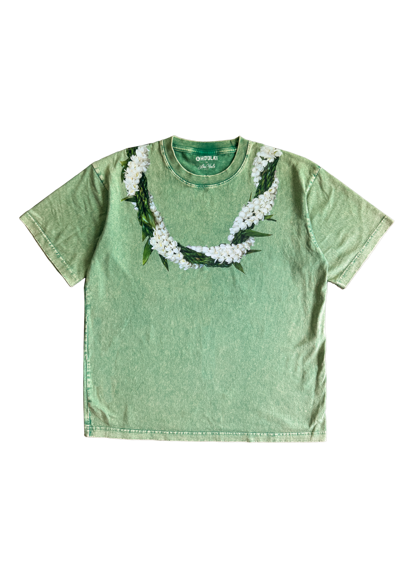 Lei Pikake Lāʻī T-shirt (Green) 2