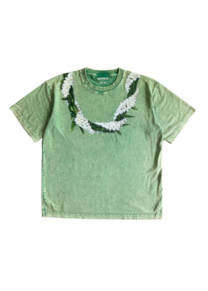 Lei Pikake Lāʻī T-shirt (Green) 2