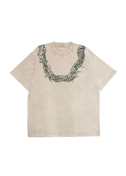Lei Pikake Lāʻī T-shirt (Tan) 2