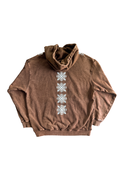 Lei Pikake Lāʻī Hoodie (Brown) 2